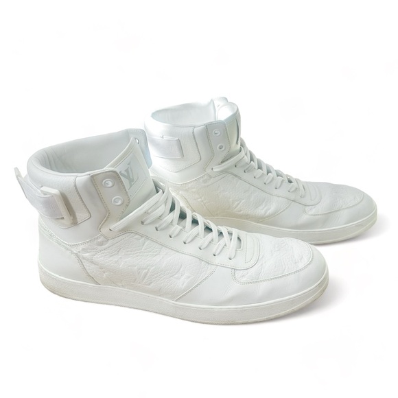 Louis Vuitton Other - Louis Vuitton Men’s Rivoli Boot Sneaker White Leather US 11.5